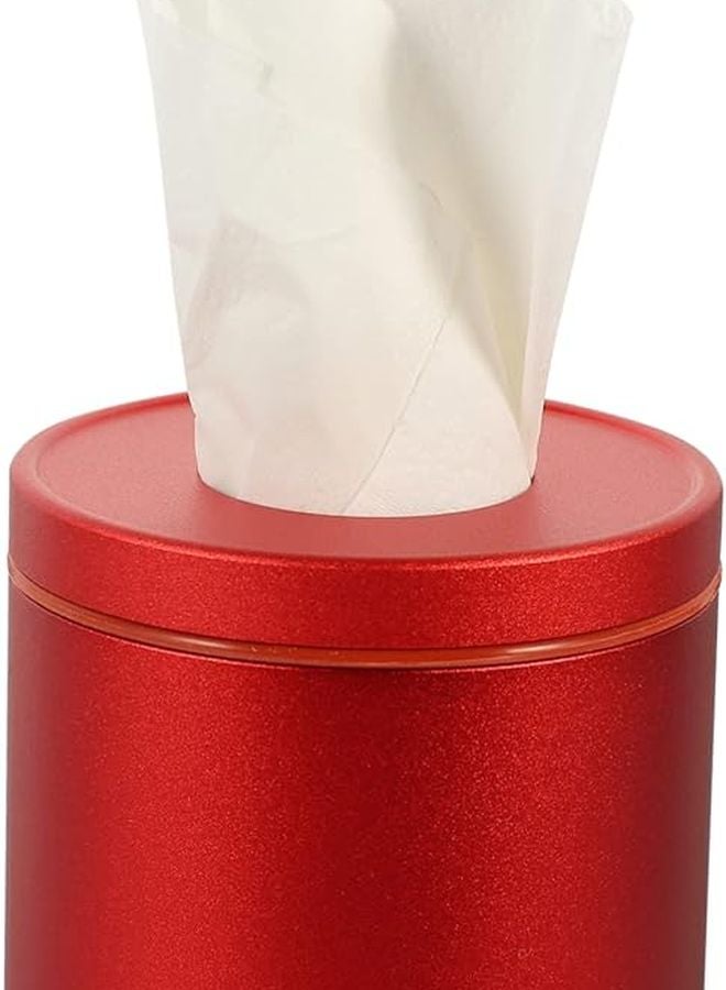 حامل علبة المناديل من سبائك الألومنيوم لتخزين الأسطوانات للسفر والمكتب والمنزل والحمام - Image 4